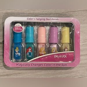 Del Sol Disney Princess Color Changing Nail Polish - Set of 5